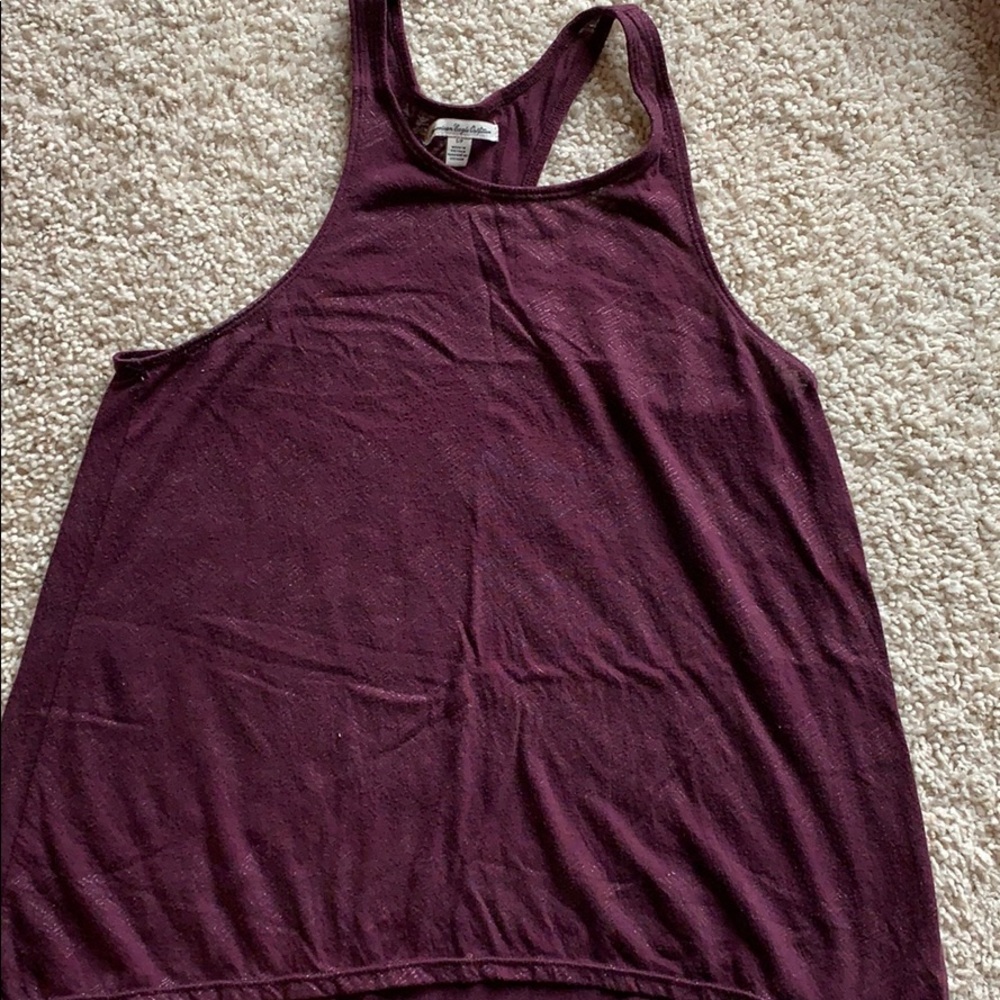 Maroon maurices tank top.